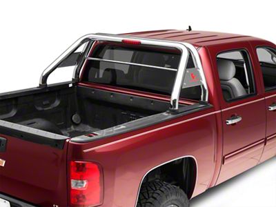 Classic Roll Bar; Stainless Steel (07-24 Silverado 1500)