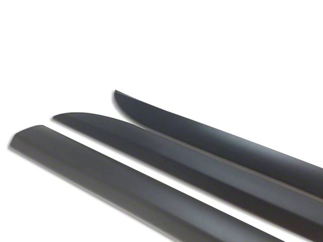 Side Moldings; Black (14-18 Sierra 1500)