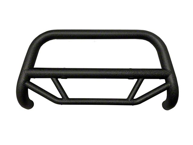 Bull Bar; Textured Black Steel; 2.50-Inch Round Tube; Includes License Plate Relocator (99-06 Sierra 1500)