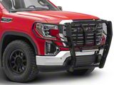 Rugged Grille Guard with 20-Inch Single Row LED Light Bar; Black (19-21 Sierra 1500; 2022 Sierra 1500 Limited)