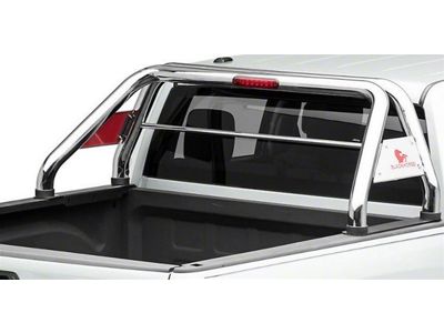 Classic Roll Bar with 50-Inch LED Light Bar; Stainless Steel (07-24 Sierra 2500 HD)