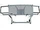 Rugged Grille Guard; Black Steel Modular; Includes 20-Inch Double LED Light Bar, Wiring Harness, Mounting Bracket and Hardware (20-23 Sierra 2500 HD)