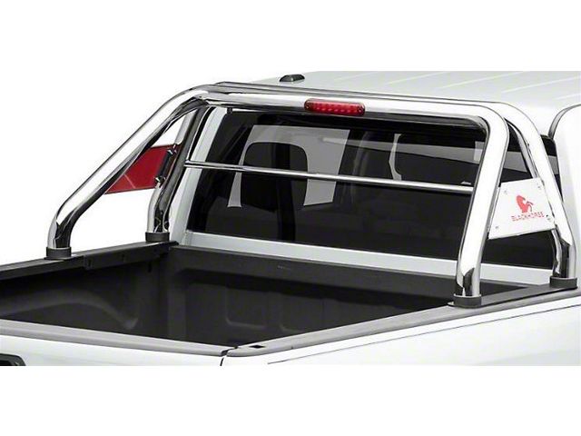Classic Roll Bar with 50-Inch LED Light Bar; Stainless Steel (07-24 Sierra 3500 HD)