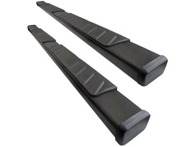 Summit Running Boards; Black (07-18 Sierra 3500 HD Extended Cab, Double Cab)