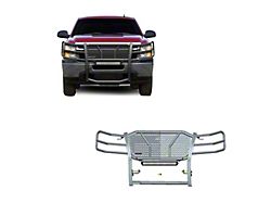 Grille Guard; Black finish may vary; With 20-Inch LED Light Bar (07-13 Silverado 1500)