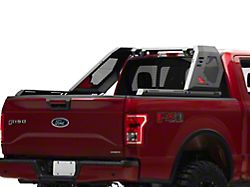 Vigor Roll Bar with LED Cube Lights; Black (07-25 Silverado 1500)