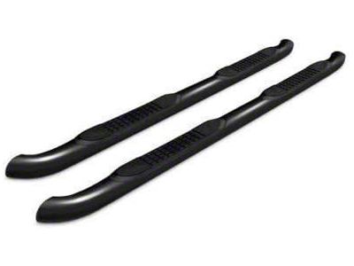 3-Inch Side Step Bars; Black (19-25 Silverado 1500 Crew Cab)