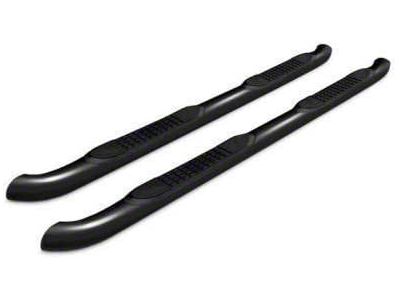 3-Inch Side Step Bars; Black (19-24 Silverado 1500 Crew Cab)