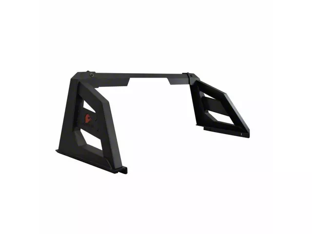 Armour Roll Bar with 40-Inch LED Bar Bar; Matte Black (07-24 Silverado 2500 HD)