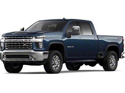 Peerless Running Boards; Black (20-25 Silverado 2500 HD Crew Cab)
