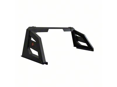 Armour Roll Bar with 40-Inch LED Bar Bar; Matte Black (07-24 Silverado 3500 HD)