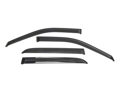 Rain Guards; Smoke (09-18 RAM 1500 Crew Cab)