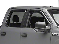 Rain Guards; Smoke (15-24 F-150 SuperCrew)
