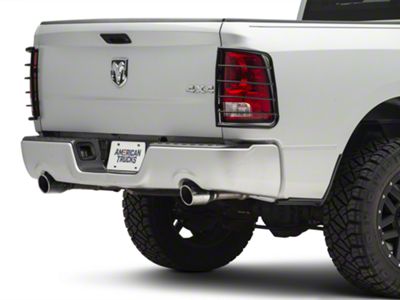 Tail Light Guards; Black (09-18 RAM 1500)