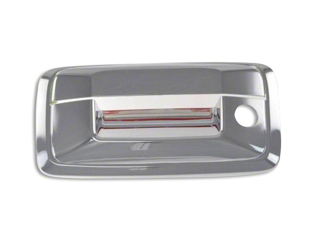 Tailgate Handle Cover without Backup Camera Opening; Chrome (14-18 Sierra 1500)
