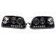 Halo Projector Headlights with Corner Lights; Black Housing; Clear Lens (97-03 F-150)