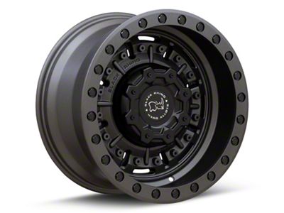 Black Rhino Abrams Textured Matte Gunmetal 8-Lug Wheel; 20x9.5; -18mm Offset (01-06 Sierra 2500 HD)