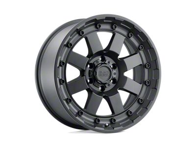 Black Rhino Cleghorn Matte Black 8-Lug Wheel; 18x9; 6mm Offset (01-06 Sierra 2500 HD)