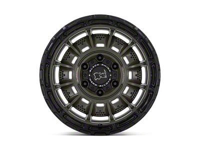 Black Rhino Legion Olive Drab Green with Black Lip 8-Lug Wheel; 20x10; -18mm Offset (01-06 Sierra 2500 HD)