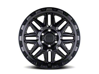 Black Rhino Alamo Matte Black 8-Lug Wheel; 17x9; -18mm Offset (01-06 Sierra 3500 HD SRW)