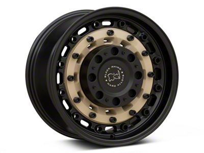 Black Rhino Arsenal Sand on Black 8-Lug Wheel; 20x12; -44mm Offset (01-06 Silverado 3500 HD SRW)