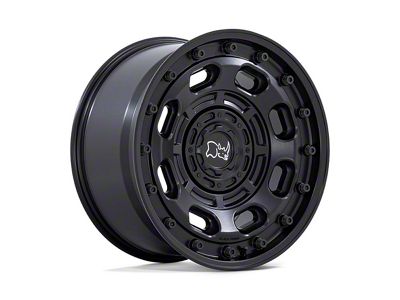 Black Rhino Atlas Matte Black 5-Lug Wheel; 17x8.5; -10mm Offset (02-08 RAM 1500, Excluding Mega Cab)