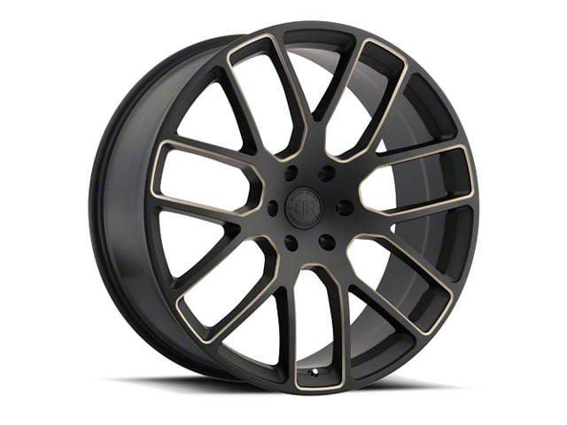 Black Rhino Kunene Matte Black Dart Tint Milled 5-Lug Wheel; 20x9; 20mm Offset (02-08 RAM 1500, Excluding Mega Cab)