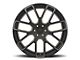 Black Rhino Kunene Matte Black Dart Tint Milled 5-Lug Wheel; 22x9.5; 20mm Offset (02-08 RAM 1500, Excluding Mega Cab)
