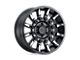 Black Rhino Mission Matte Black with Machined Tinted Spokes 5-Lug Wheel; 20x9; 2mm Offset (02-08 RAM 1500, Excluding Mega Cab)