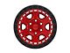 Black Rhino Reno Candy Red 5-Lug Wheel; 17x9; 0mm Offset (02-08 RAM 1500, Excluding Mega Cab)