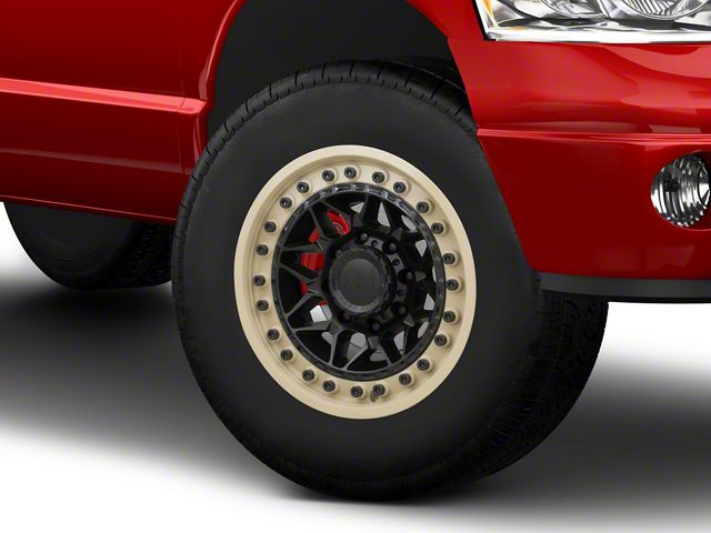 Black Rhino Alpha Matte Black With Sand Lip 8-Lug Wheel; 18x9; 0mm Offset (03-09 RAM 2500)