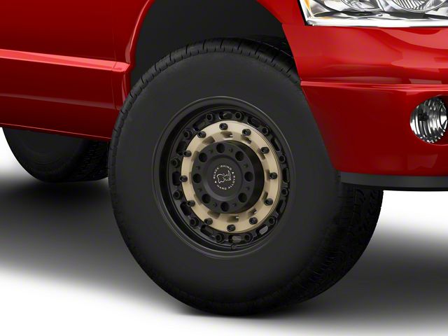 Black Rhino Arsenal Sand on Black 8-Lug Wheel; 17x9.5; 12mm Offset (03-09 RAM 2500)