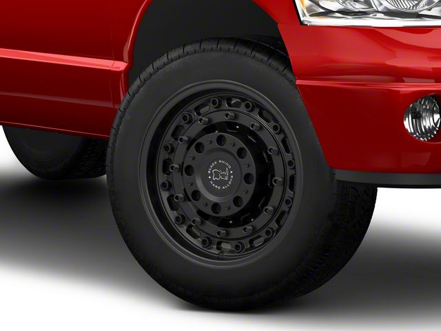 Black Rhino Arsenal Textured Matte Black 8-Lug Wheel; 20x9.5; 12mm Offset (03-09 RAM 2500)