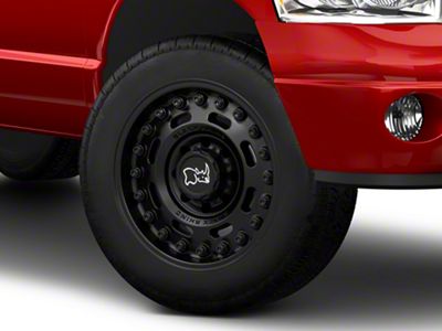 Black Rhino Axle Matte Black 8-Lug Wheel; 20x9.5; -18mm Offset (03-09 RAM 2500)