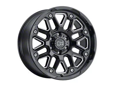 Black Rhino Hollister Gloss Black Milled 8-Lug Wheel; 18x9.5; -18mm Offset (03-09 RAM 2500)