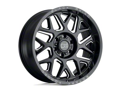 Black Rhino Reaper Gloss Black Milled 8-Lug Wheel; 20x11.5; -44mm Offset (03-09 RAM 2500)