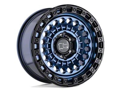 Black Rhino Sentinel Cobalt Blue with Black Ring 8-Lug Wheel; 20x9.5; -18mm Offset (03-09 RAM 2500)