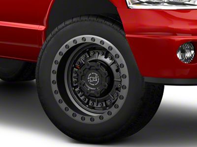 Black Rhino Abrams Textured Matte Gunmetal 8-Lug Wheel; 20x9.5; -18mm Offset (03-09 RAM 3500 SRW)