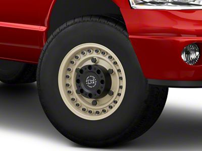 Black Rhino Armory Desert Sand 8-Lug Wheel; 17x9.5; -18mm Offset (03-09 RAM 3500 SRW)