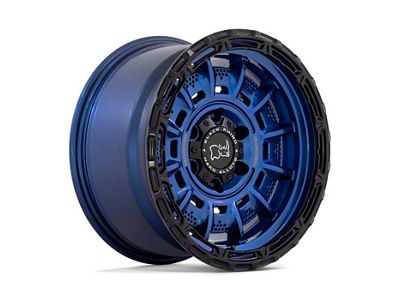 Black Rhino Legion Cobalt Blue with Black Lip 8-Lug Wheel; 20x10; -18mm Offset (03-09 RAM 3500 SRW)