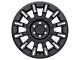 Black Rhino Mission Matte Black with Machined Tinted Spokes 8-Lug Wheel; 18x9; -18mm Offset (03-09 RAM 3500 SRW)