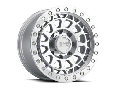 Black Rhino Primm Silver Machined 8-Lug Wheel; 17x9; 0mm Offset (03-09 RAM 3500 SRW)