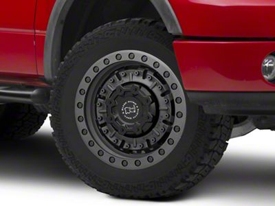 Black Rhino Abrams Textured Matte Gunmetal 6-Lug Wheel; 20x9.5; 12mm Offset (04-08 F-150)