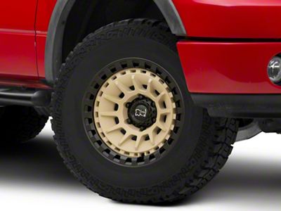 Black Rhino Barrage Desert Sand On Matte Black 6-Lug Wheel; 17x8.5; -10mm Offset (04-08 F-150)