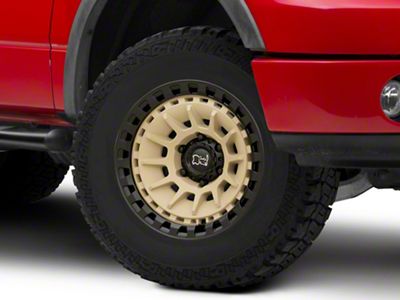 Black Rhino Barrage Desert Sand on Matte Black 6-Lug Wheel; 18x9; 0mm Offset (04-08 F-150)