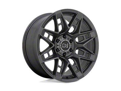 Black Rhino Caprock Matte Gunmetal 6-Lug Wheel; 17x8.5; 0mm Offset (04-08 F-150)