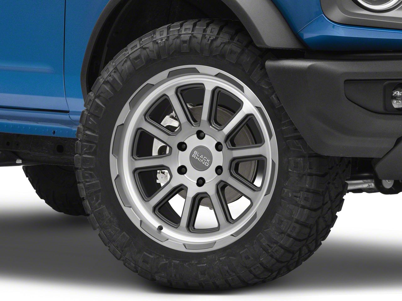 Black Rhino Chase Brushed Gunmetal 6-Lug Wheel; 20×9; 12mm Offset (04-08 F-150)