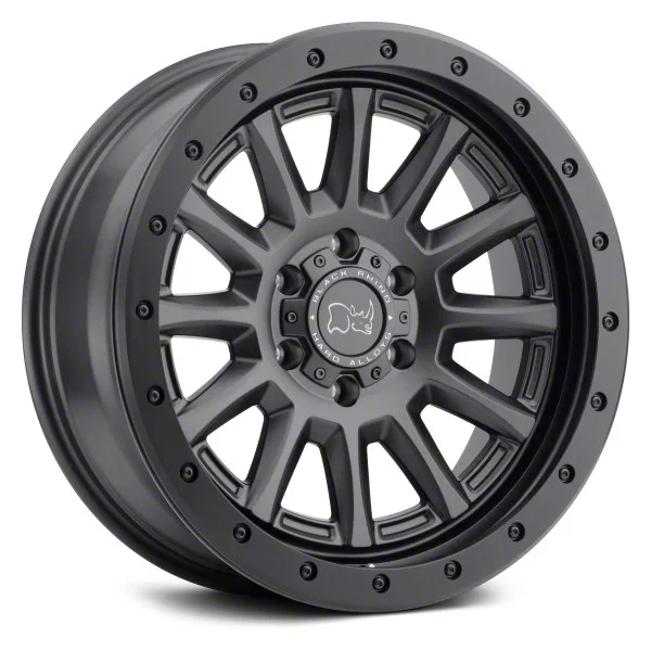 Black Rhino Dugger Gunblack 6-Lug Wheel; 17×8.5; 10mm Offset (04-08 F-150)