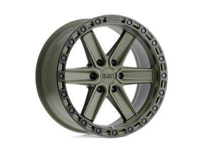 Black Rhino Henderson Olive Drab Green with Black Ring 6-Lug Wheel; 17x9; 0mm Offset (04-08 F-150)