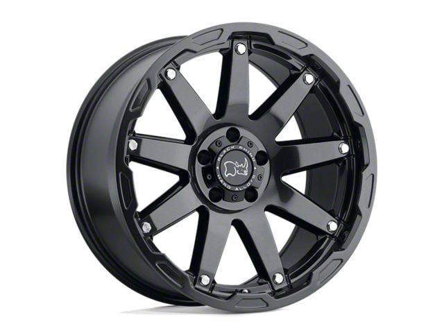 Black Rhino Oceano Gloss Gun Black with Stainless Bolts 6-Lug Wheel; 18x9.5; 12mm Offset (04-08 F-150)